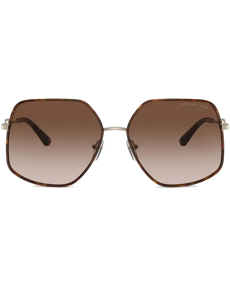 Michael Kors Empire Sonnenbrille - Gold Gold