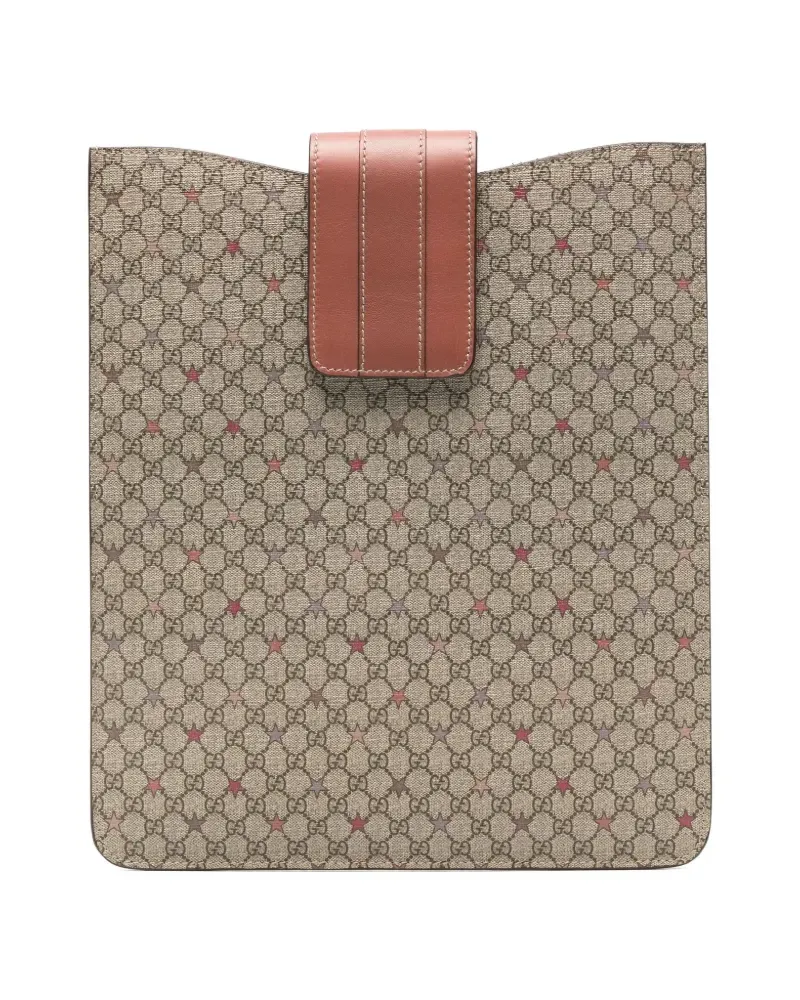Gucci iPad-Hülle mit GG-Stern-Print - Nude Nude
