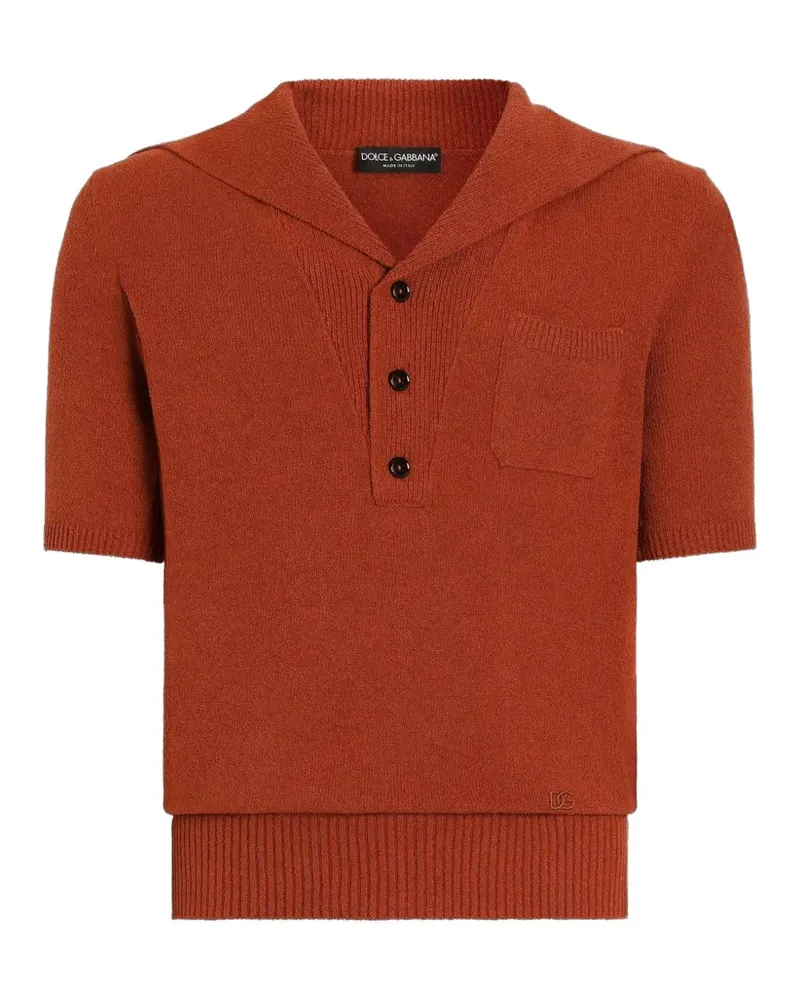 Dolce & Gabbana Hemd mit Brusttaschen - Braun Braun