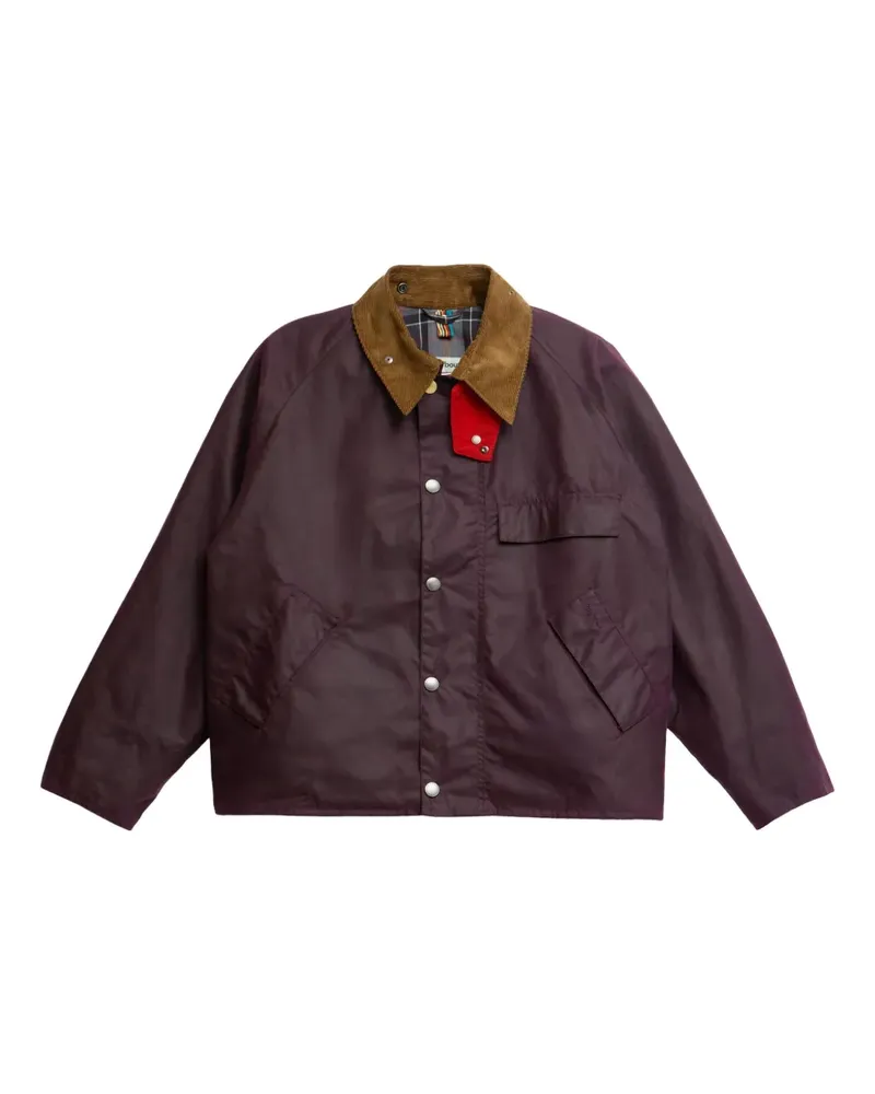 Paul Smith corduroy-collar jacket - Rot Rot