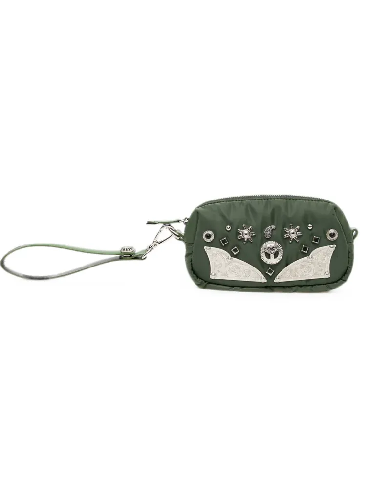 Toga Clutch mit Handgelenkschlaufe - Grün Grün