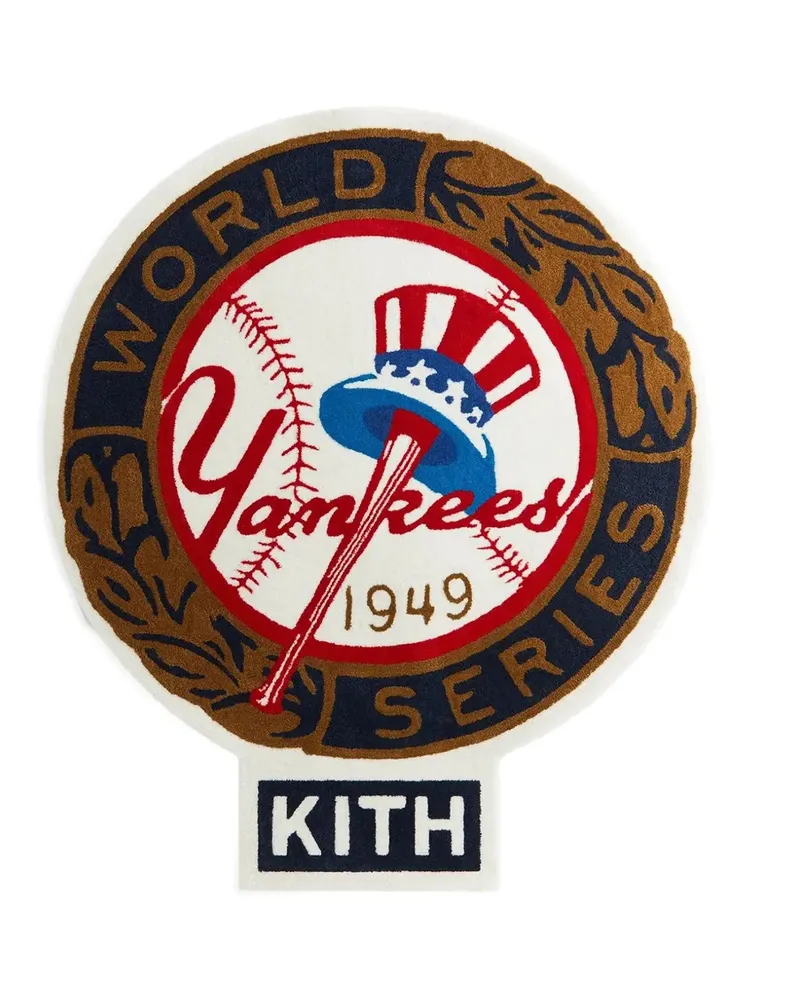 KITH x New York Yankees 1949 World Series Teppich (122cm x 104cm) - Blau Blau
