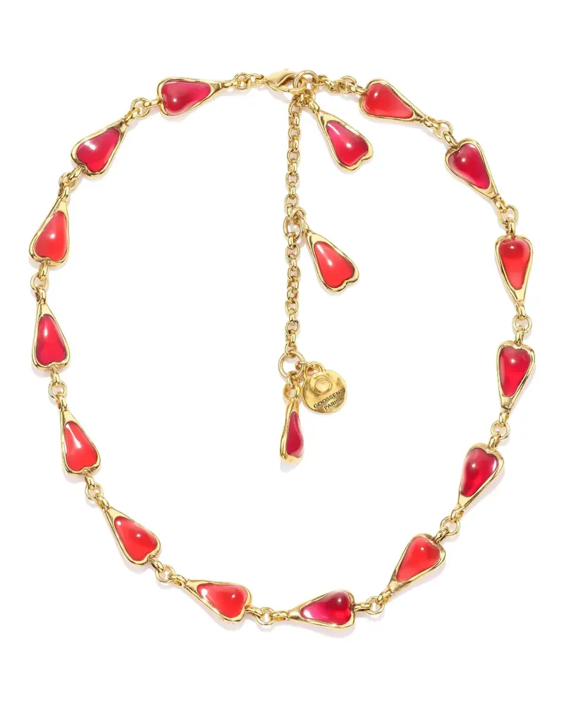 Goossens Paris Pétales Halskette - Mehrfarbig Mehrfarbig