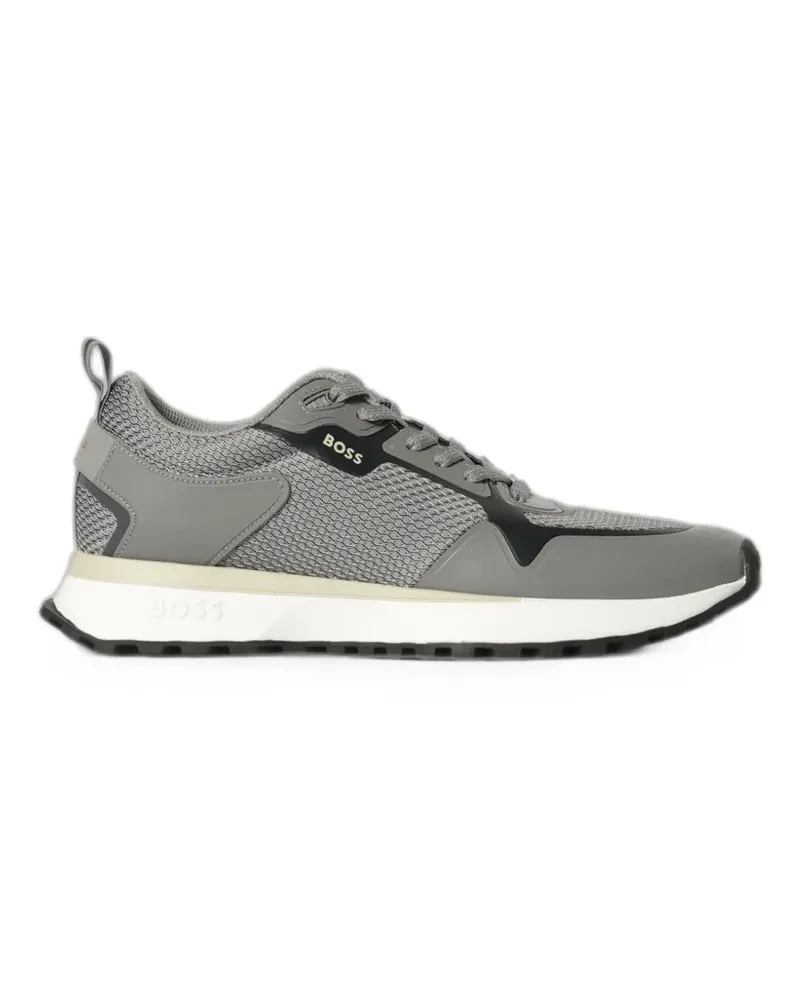 HUGO BOSS mesh-panelled sneakers - Grau Grau