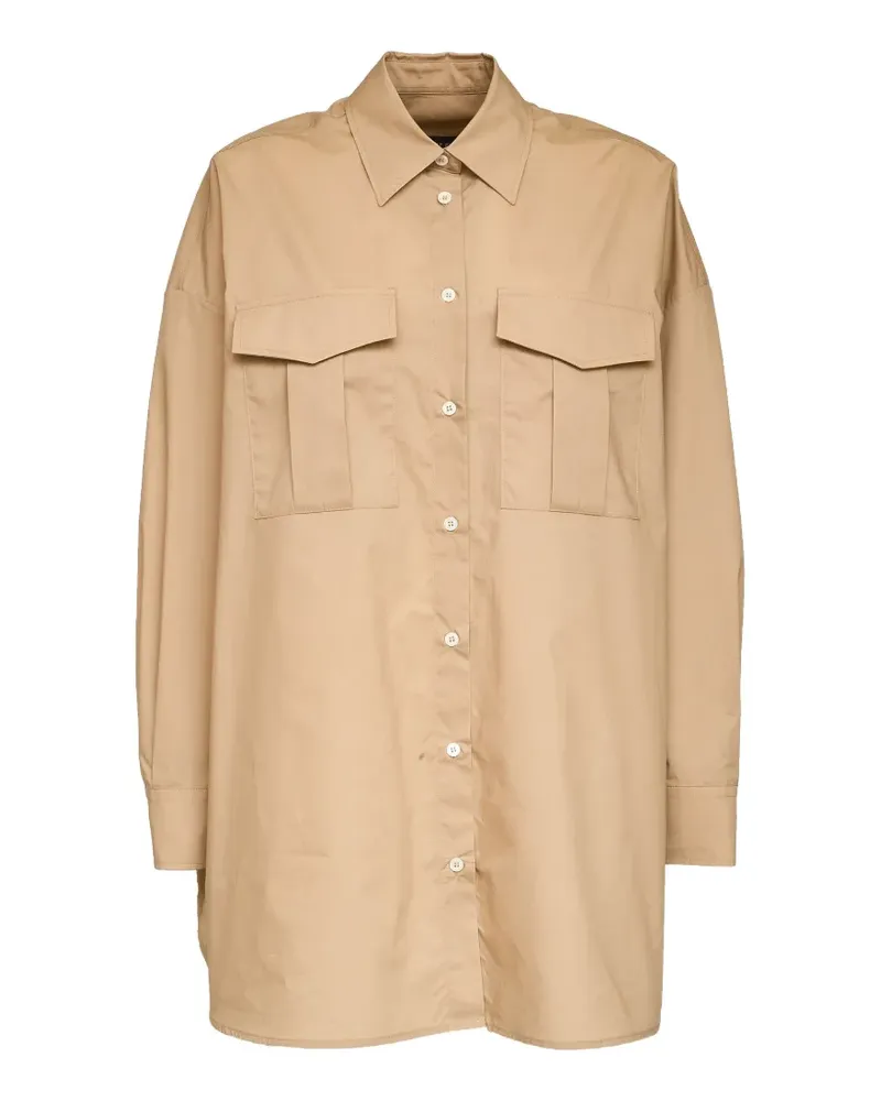 Department 5 Fire Over cotton shirt - Nude Nude