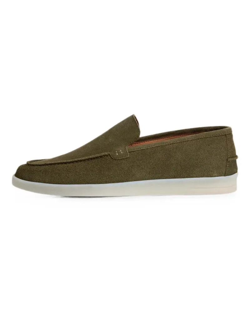 Hackett Martins Loafer aus Wildleder - Grün Grün