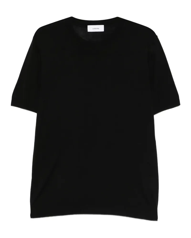 LARDINI crew neck short-sleeve knitwear - Schwarz Schwarz
