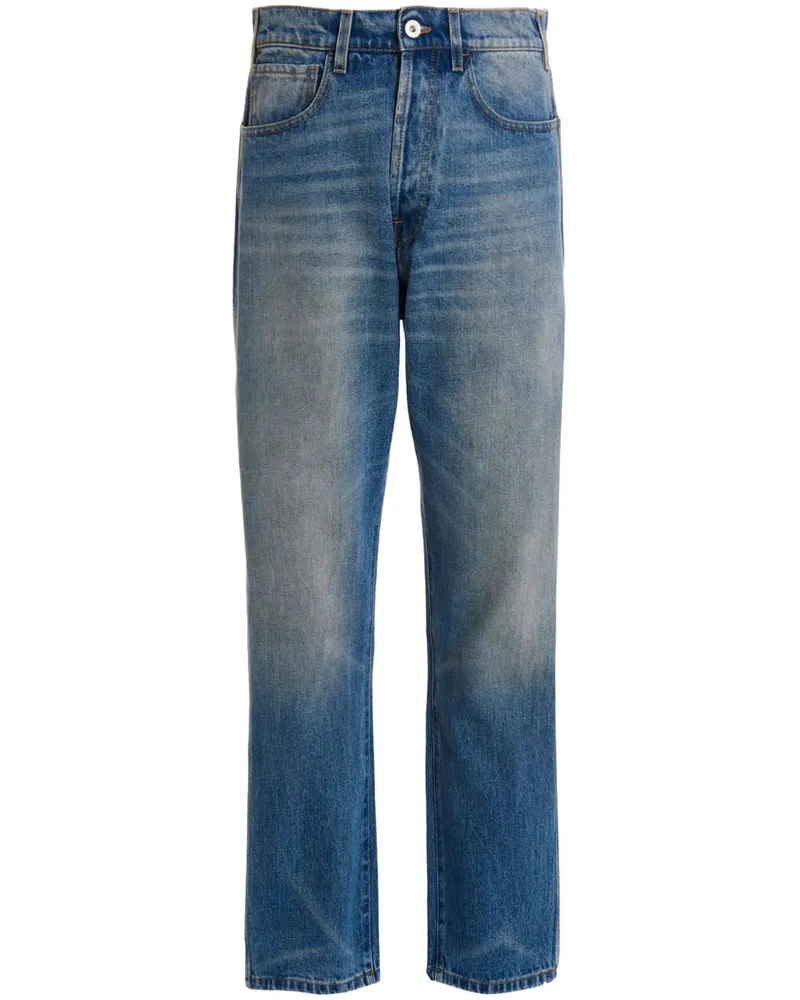 1989 STUDIO Jeans mit Logo-Print Blau