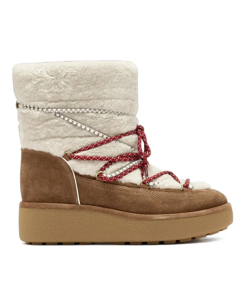 Veronica Beard Kirsta Stiefel mit Shearling-Einsatz - Braun Braun