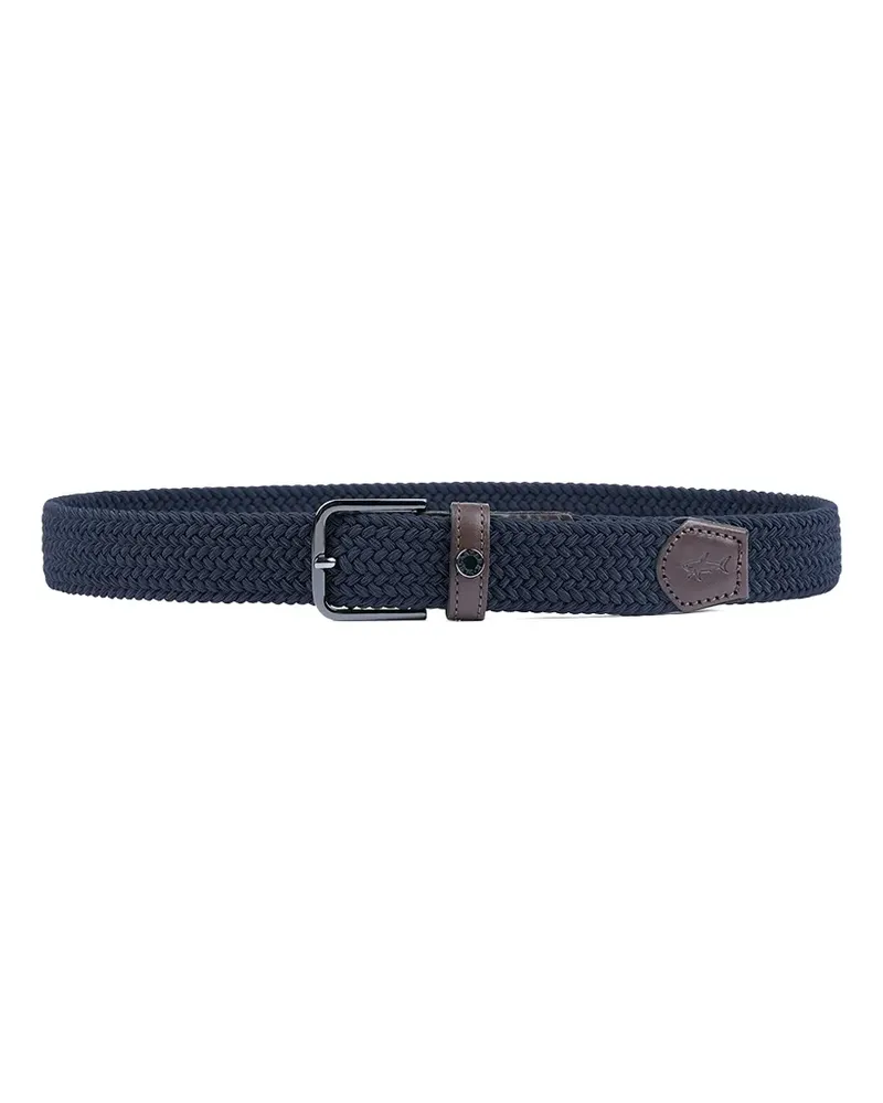 Paul & Shark braided belt - Blau Blau