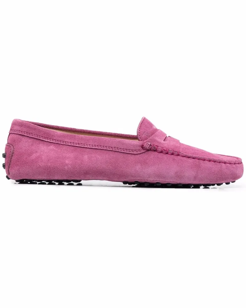 TOD'S Gommino Loafer aus Wildleder - Rosa Rosa
