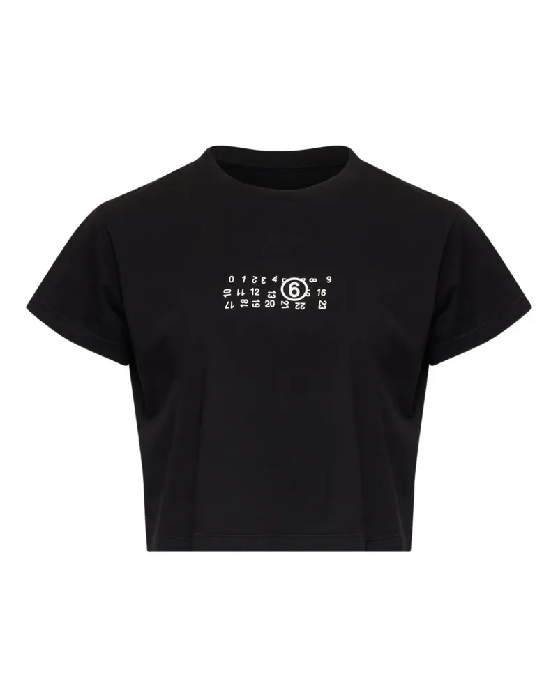 Maison Margiela logo-print T-shirt - Schwarz Schwarz
