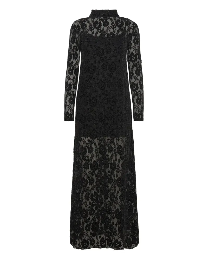 Alohas lace maxi dress - Schwarz Schwarz