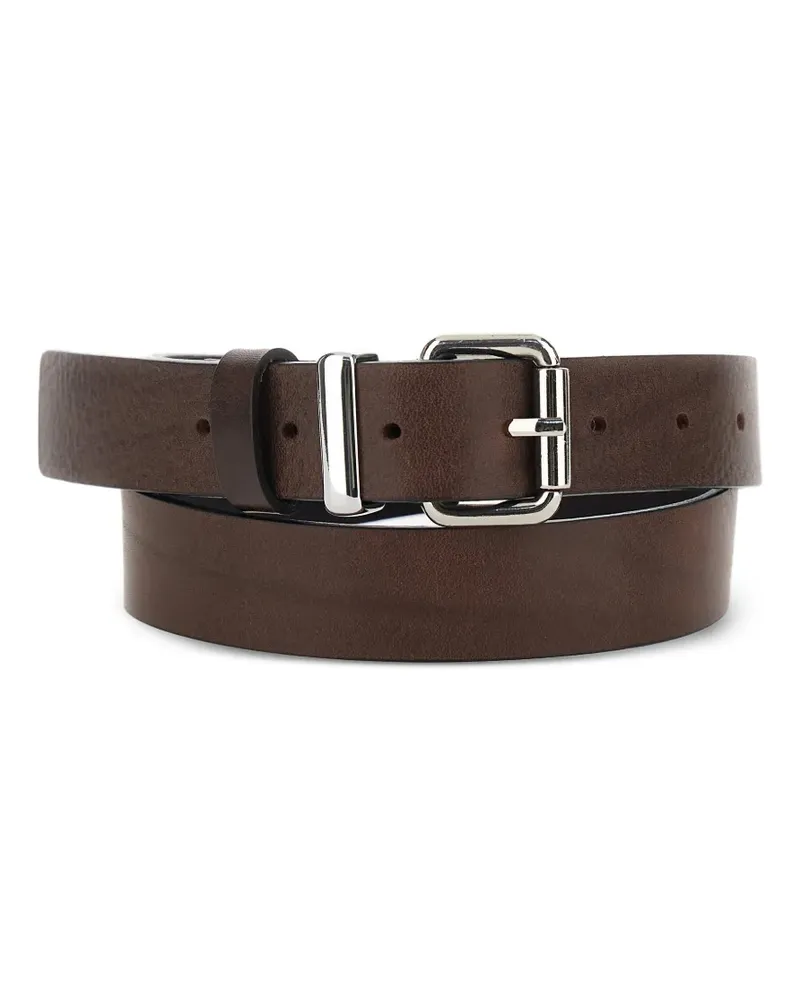 TELA buckle belt - Braun Braun