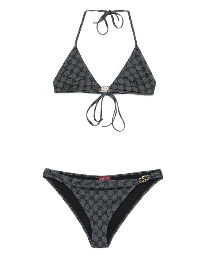 Gucci Bikini aus GG Supreme Canvas - Grau Grau