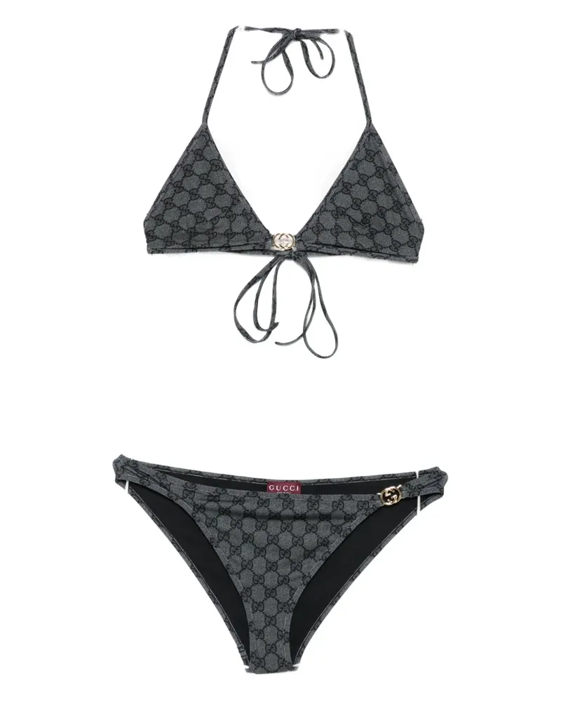 Gucci Bikini aus GG Supreme Canvas - Grau Grau
