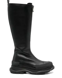 Alexander McQueen Tread Slick Stiefel Schwarz