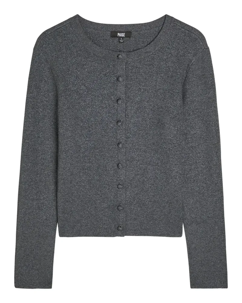 Paige button cardigan - Grau Grau