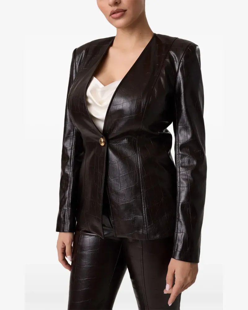 MARCIANO Los Angeles Blazer aus Faux-Leder - Braun Braun