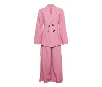 Anzug mit steigendem Revers - Rosa