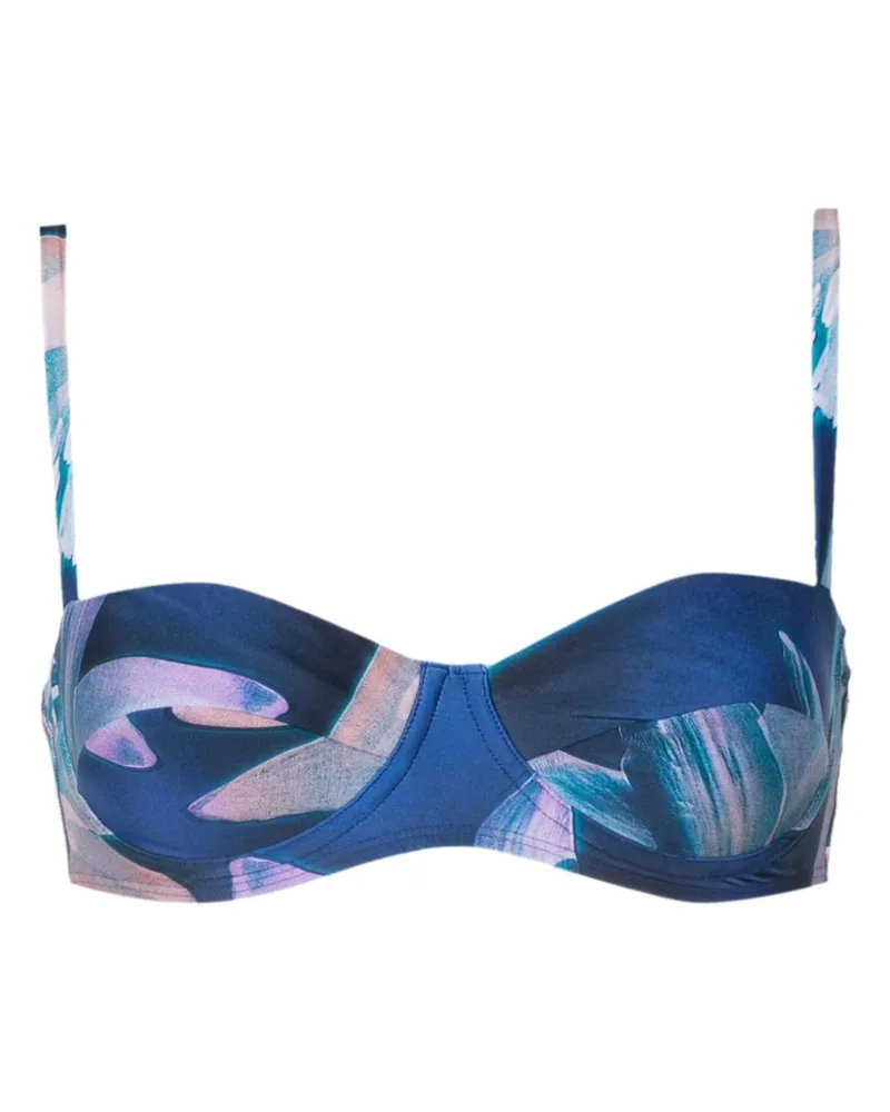 Lenny Niemeyer Lirios Bikinioberteil - Blau Blau