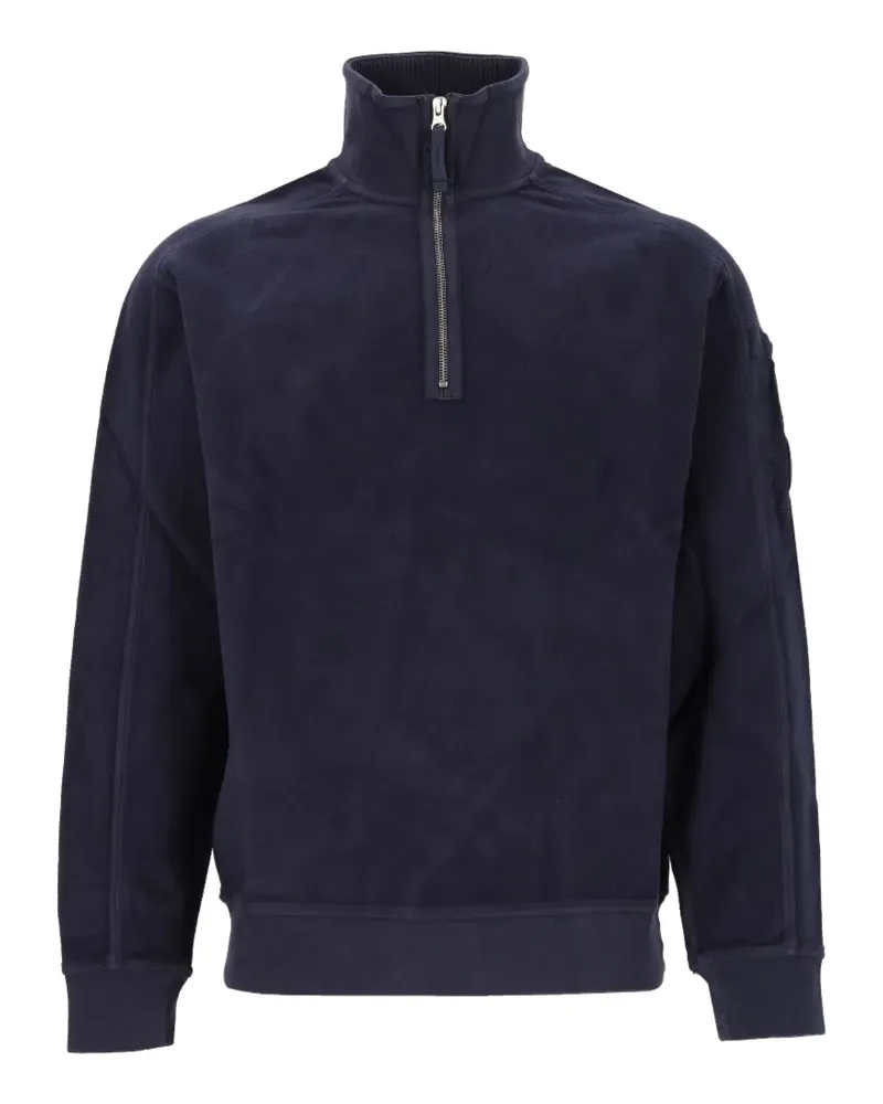 C.P. Company Sweatshirt mit Linsen-Detail - Blau Blau