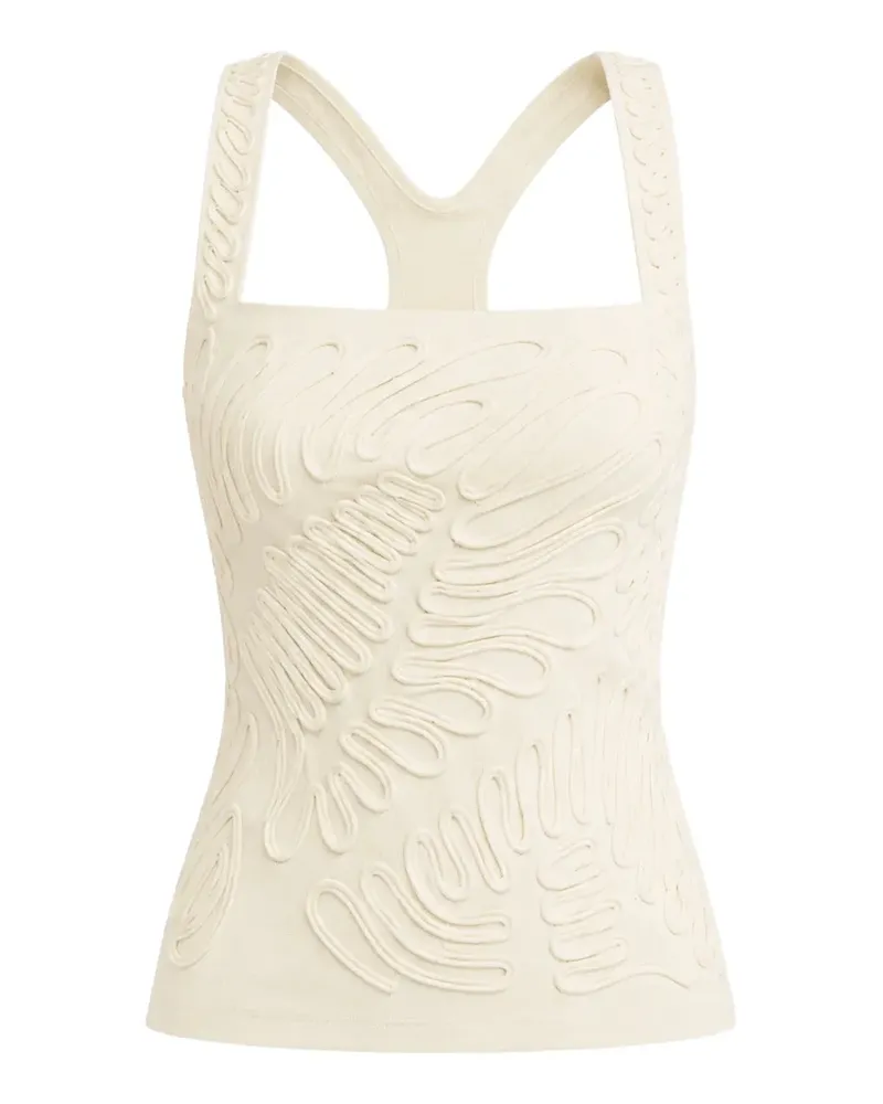 Cult Gaia Stella cord-embroidered top - Weiß Weiß
