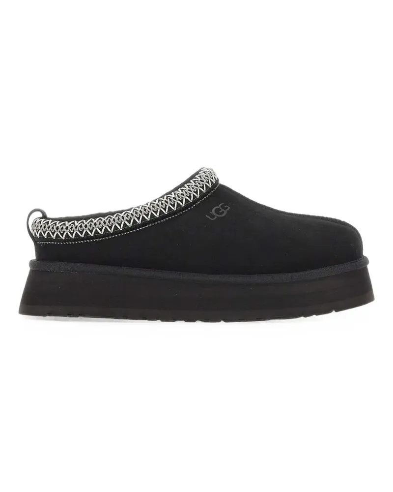 UGG Tazz II embroidered suede slippers - Schwarz Schwarz