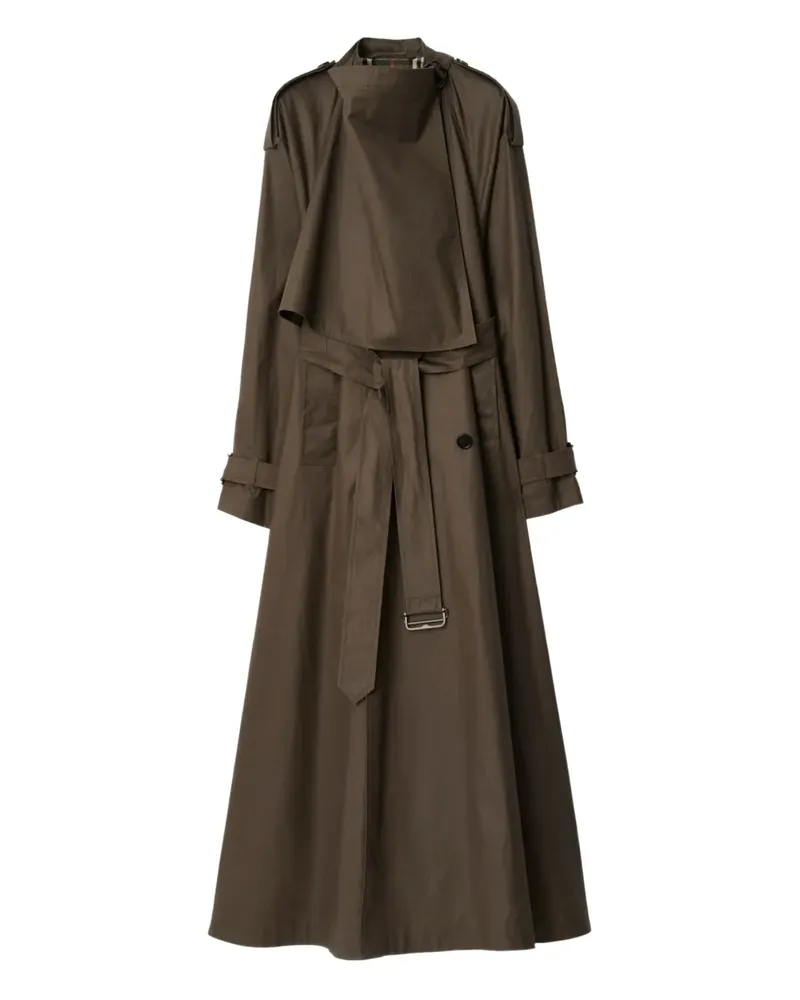 Burberry Trenchcoat aus Gabardine - Grün Grün