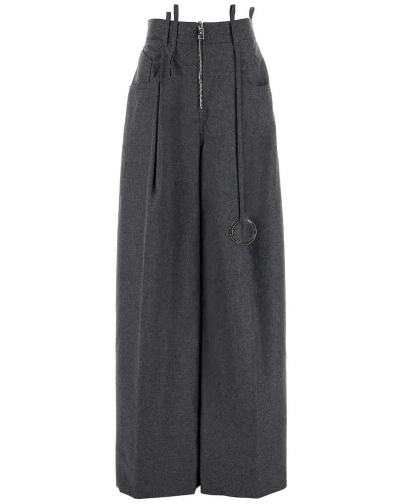 ATTICO Hose mit weitem Bein - Grau Grau