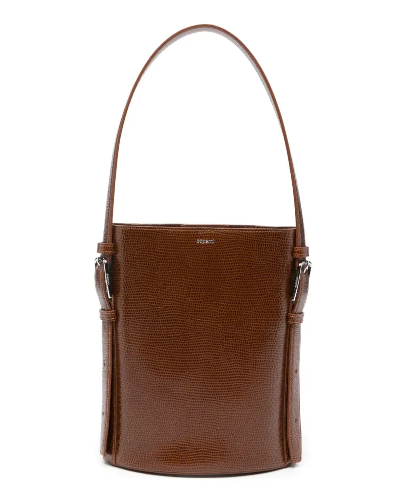 COPERNI lizard-effect shoulder bag - Braun Braun