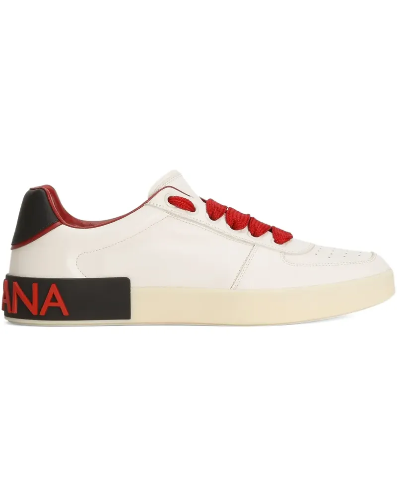 Dolce & Gabbana Sneakers mit Logo-Prägung - Weiß Weiß