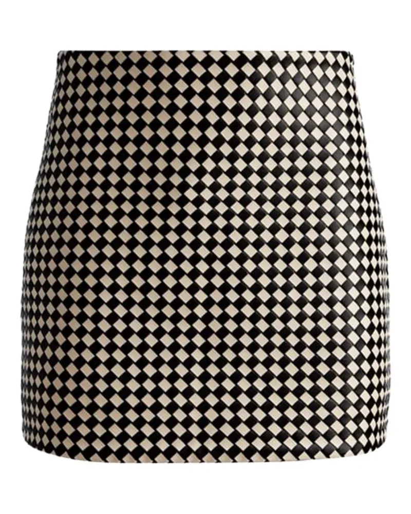 Alice + Olivia Elana Minirock - Schwarz Schwarz