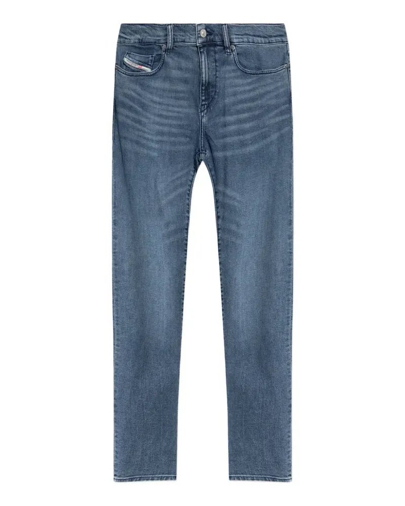 Diesel 2019 D-Strukt Jeans mit Tragefalten - Blau Blau