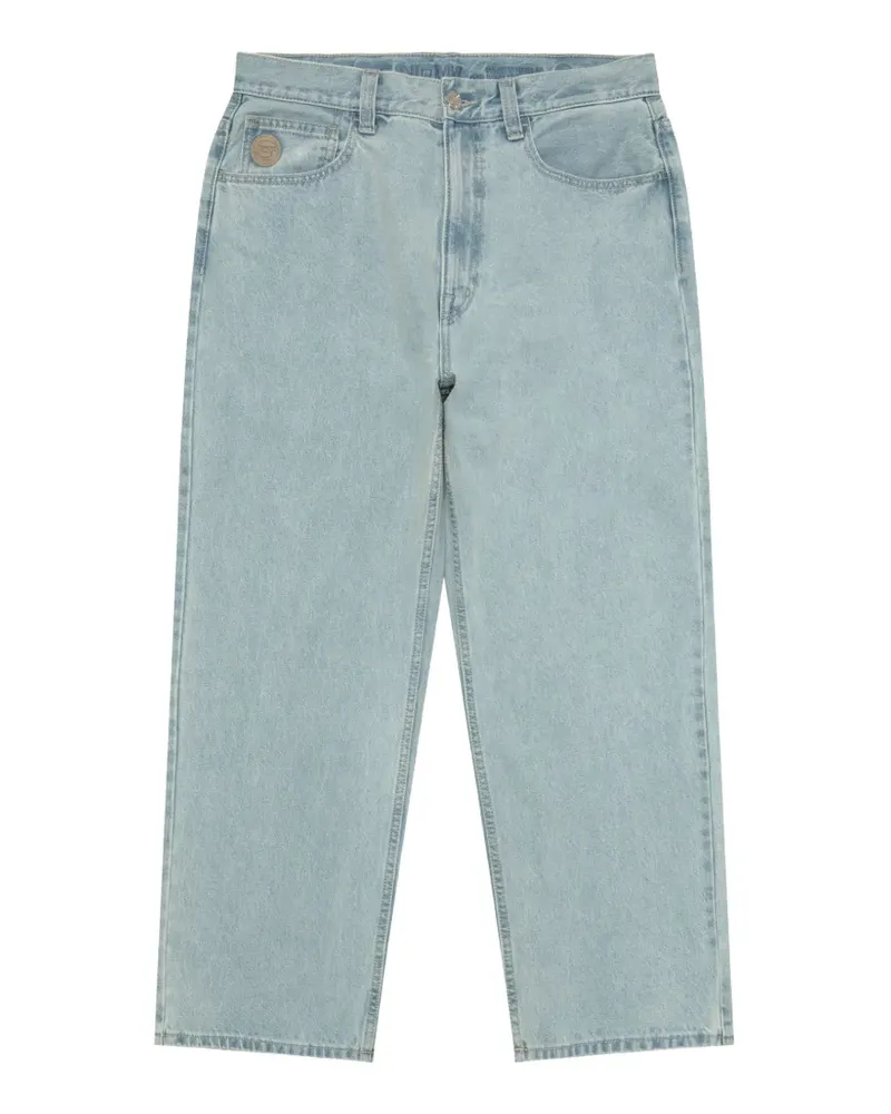 BAPE Hose mit Logo-Stickerei - Blau Blau