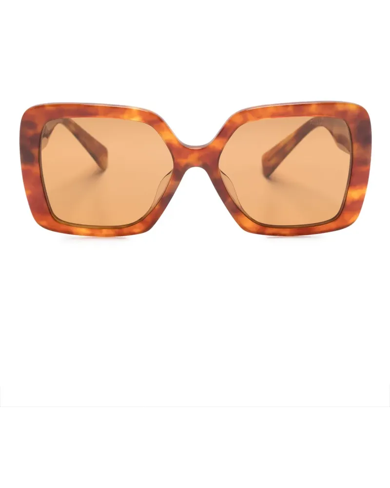 Miu Miu Sonnenbrille in Schildpattoptik - Braun Braun