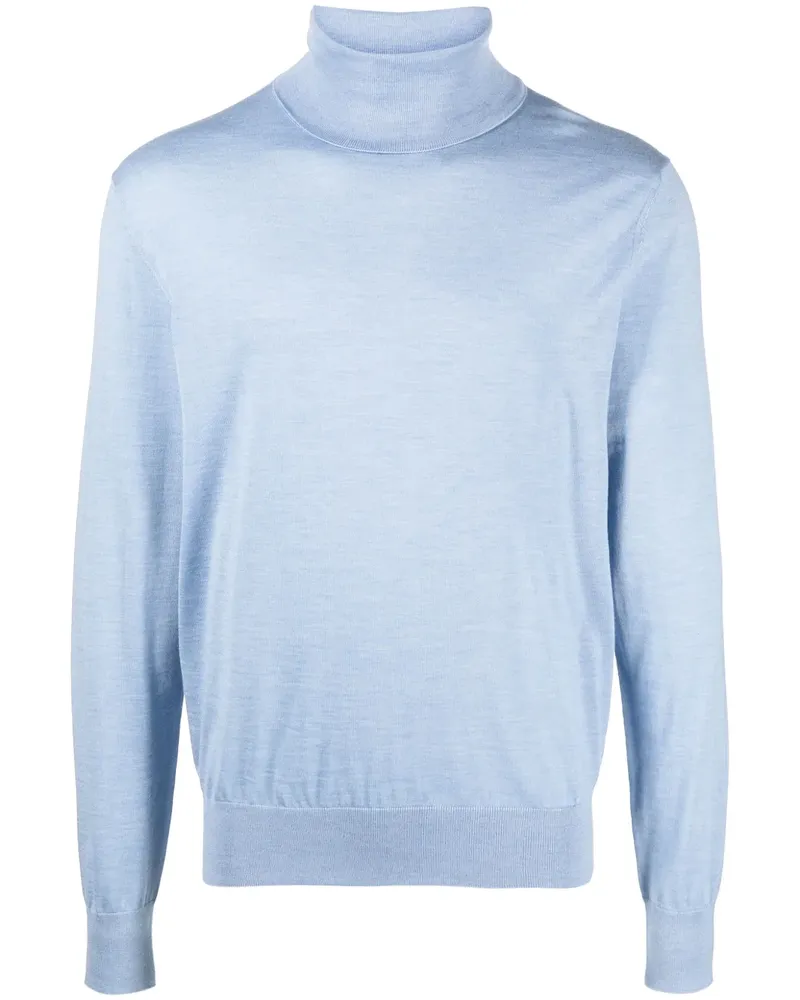 Dolce & Gabbana Gestrickter Rollkragenpullover - Blau Blau
