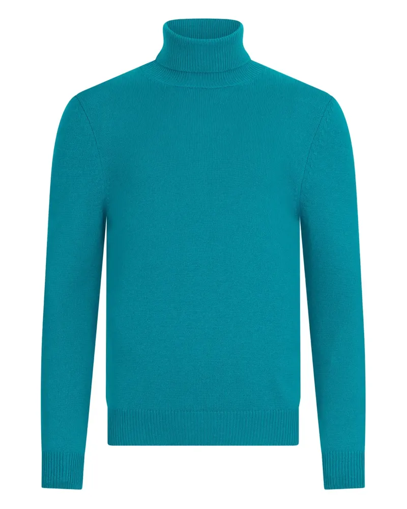 Malo roll-neck sweater - Blau Blau