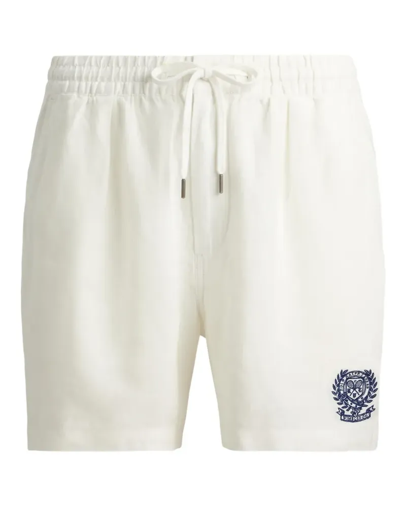 Ralph Lauren x Wimbledon Shorts mit Stickerei - Weiß Weiß