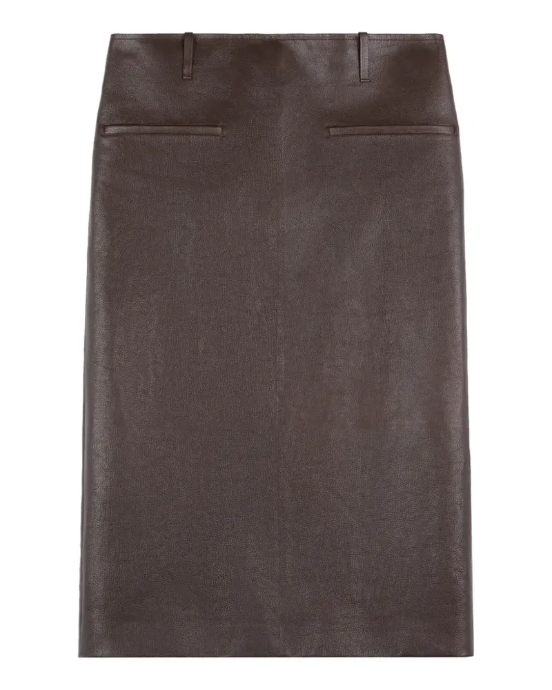 TOD'S Rock aus Leder - Braun Braun