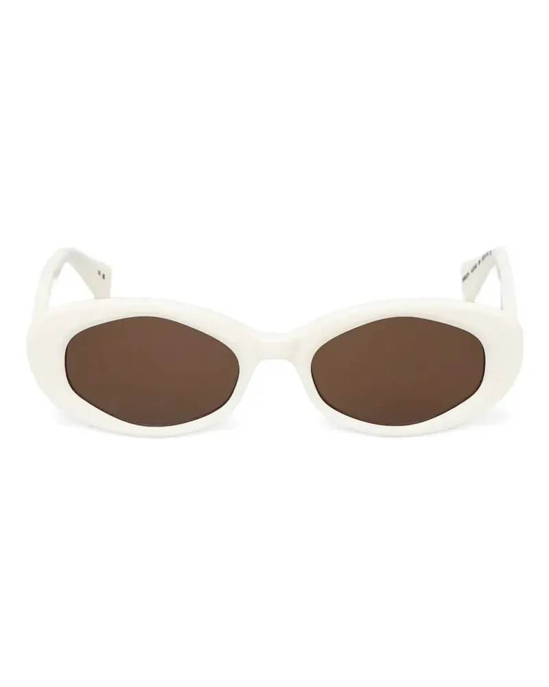 AllSaints Carolyn sunglasses - Weiß Weiß
