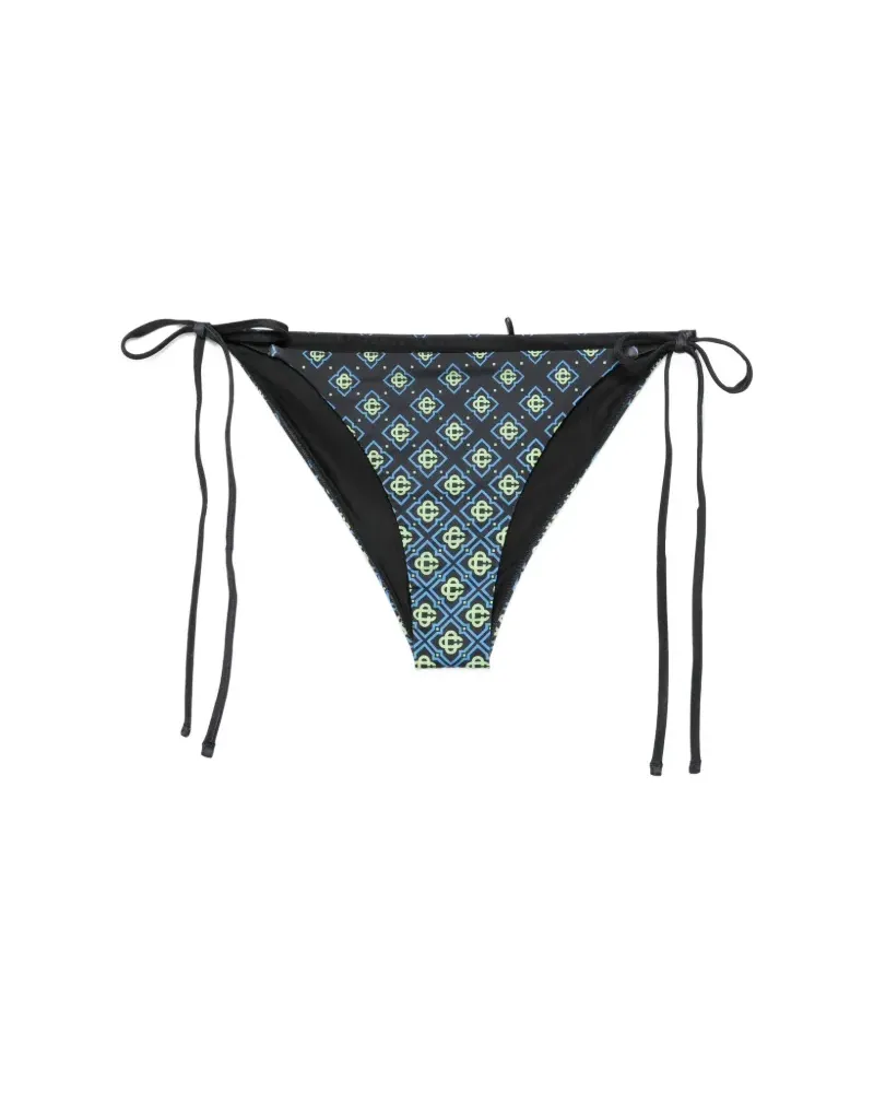 Casablanca Paris monogram bikini bottom - Schwarz Schwarz