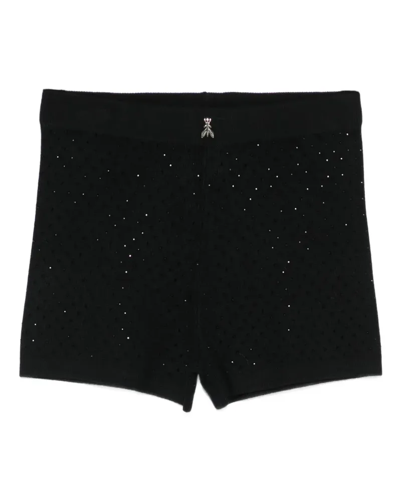 Patrizia Pepe Shorts mit Strass - Schwarz Schwarz