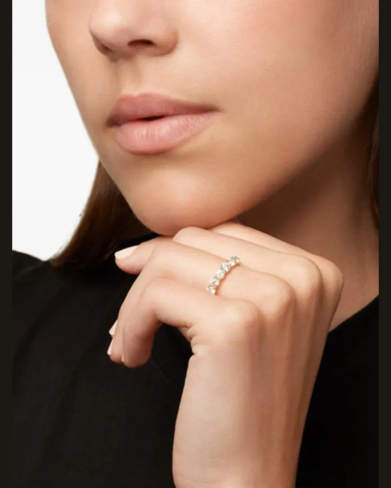 Melissa Kaye Sadie diamond ring - Silber Silber