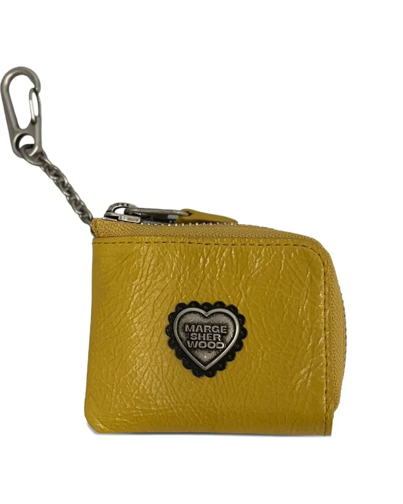 Marge Sherwood Heart Portemonnaie mit Reißverschluss - Gelb Gelb