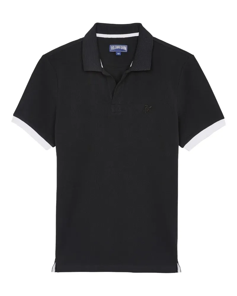 Vilebrequin Klassisches Poloshirt - Schwarz Schwarz