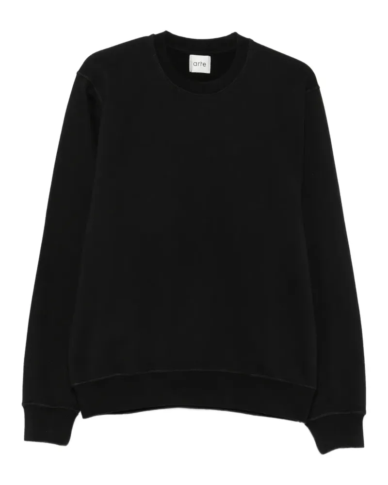 Arte Antwerp Sweatshirt mit grafischem Print - Schwarz Schwarz