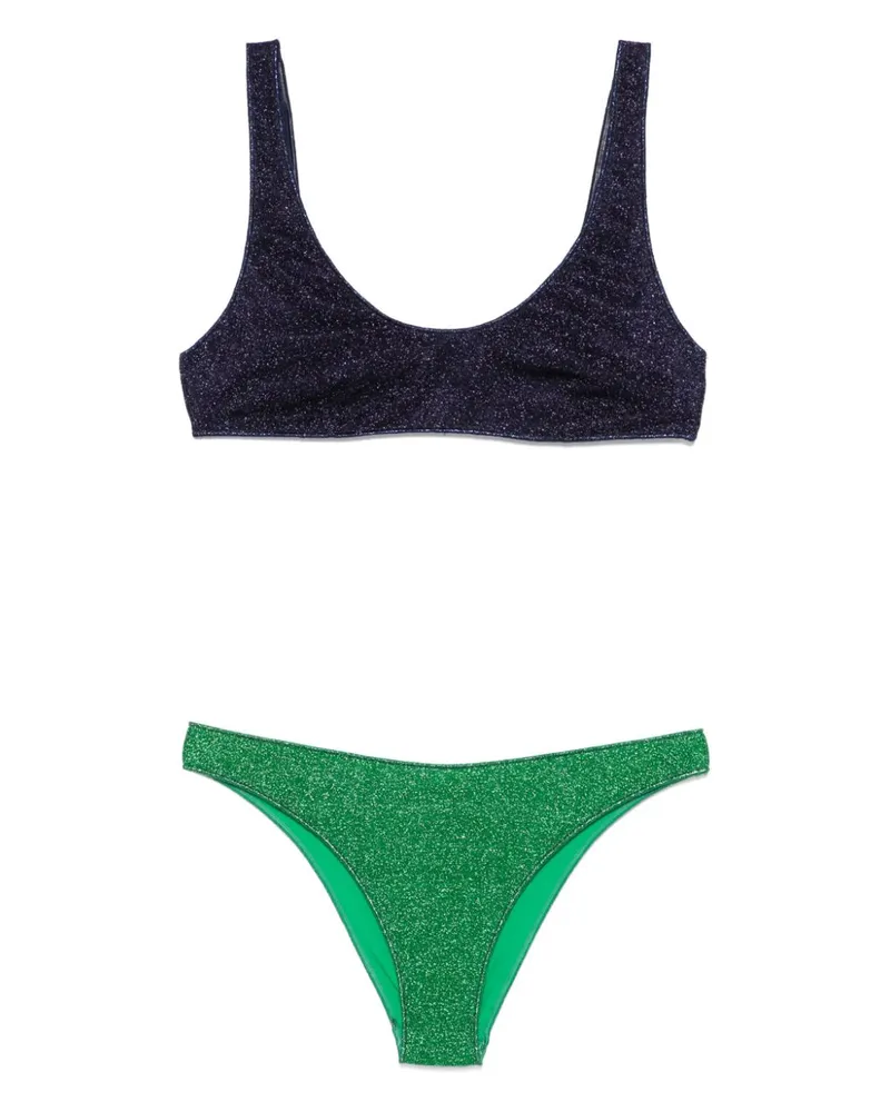 Oséree Bikini aus Lurex - Blau Blau