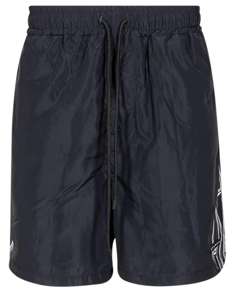 Stampd Sport-Shorts mit Flammen-Print Schwarz