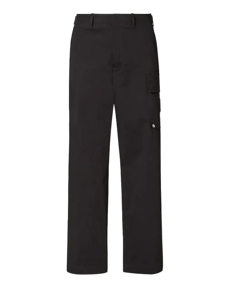 Fendi Cargohose mit Gürtelschlaufen - Schwarz Schwarz
